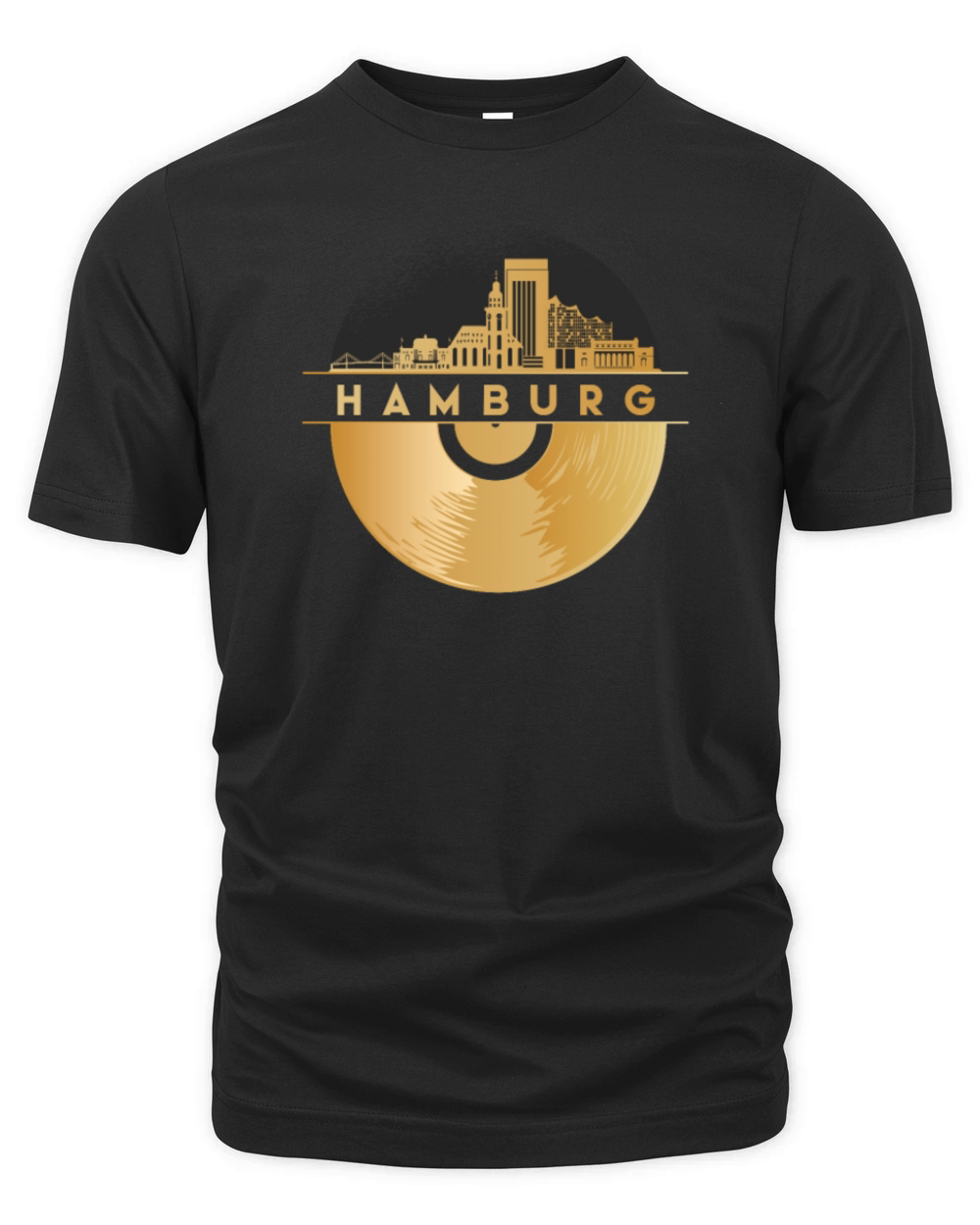 Vinyl-Record-Player Disco-Music Organic Unisex T-shirt