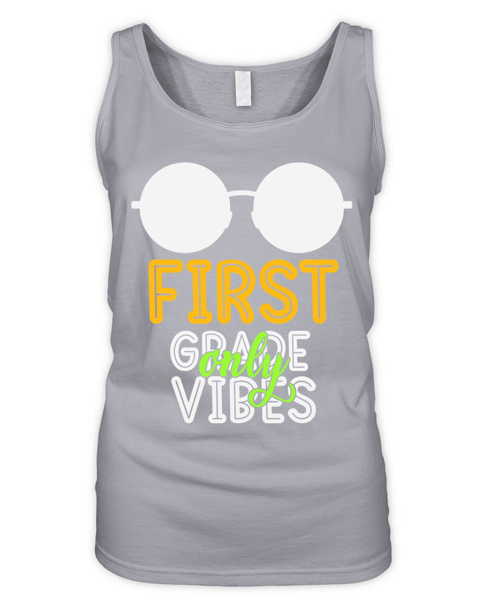 First grade only vibes Organic Women's Tank Top