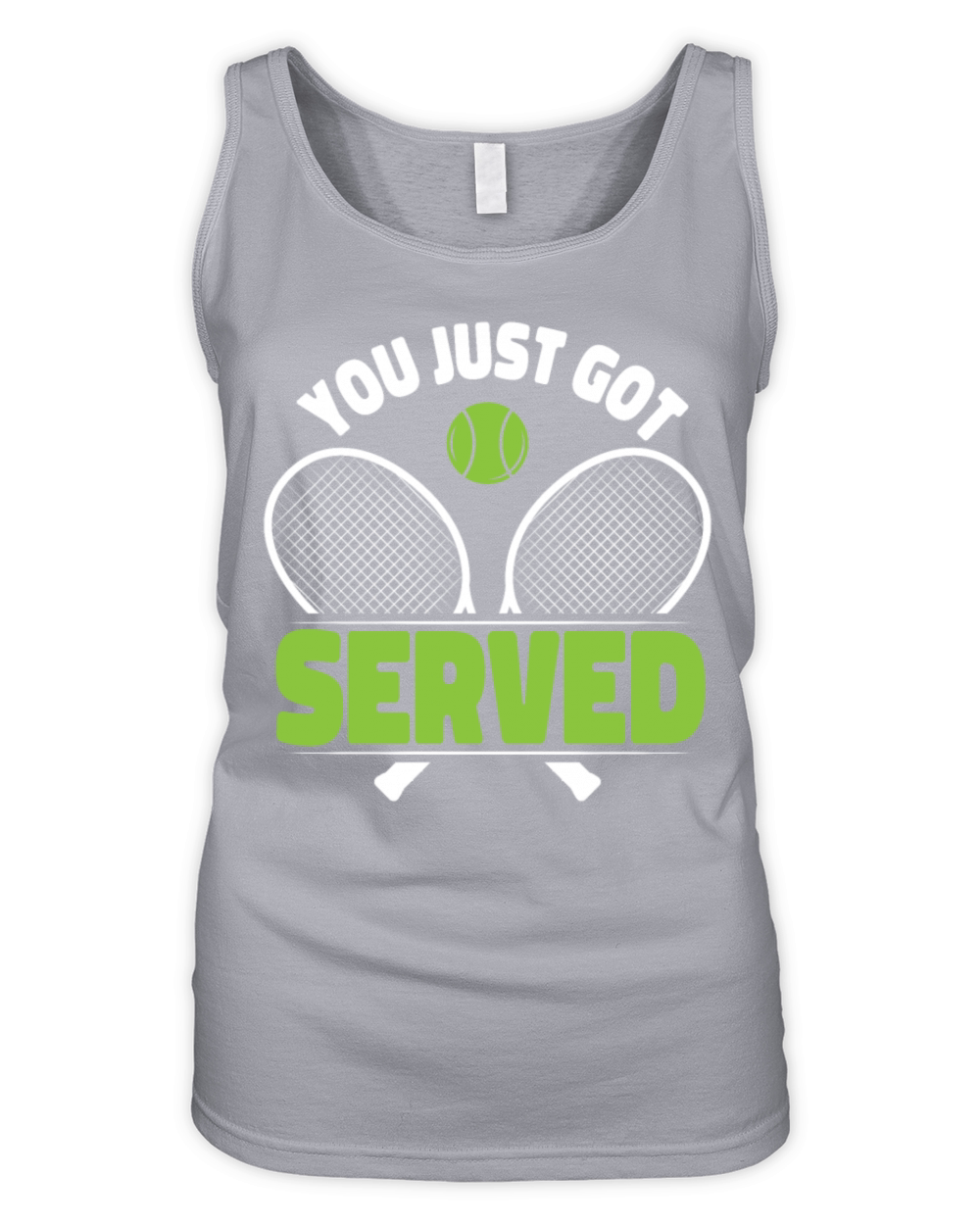 Funny Tennis Player Racket Friends Organic Women's Tank Top