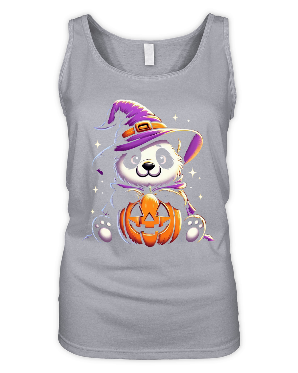 Halloween Panda 02 Organic Women's Tank Top