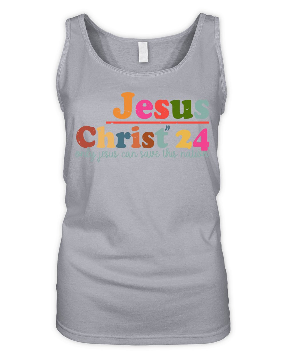 Jesus Christ 24 Only Jesus Can Save This Nation Organic Women's Tank Top