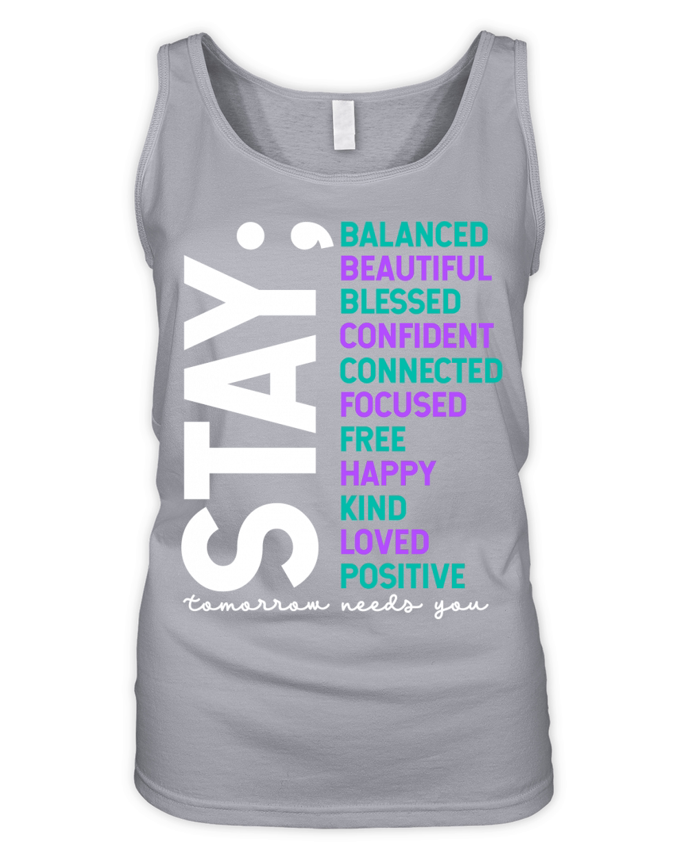 Stay Tomorrow Needs You Organic Women's Tank Top