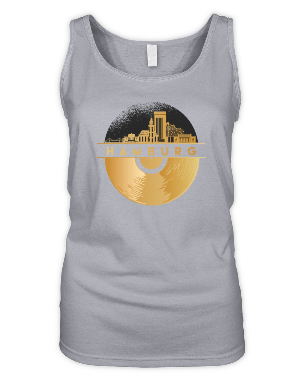 Vinyl-Record-Player Disco-Music Organic Women's Tank Top