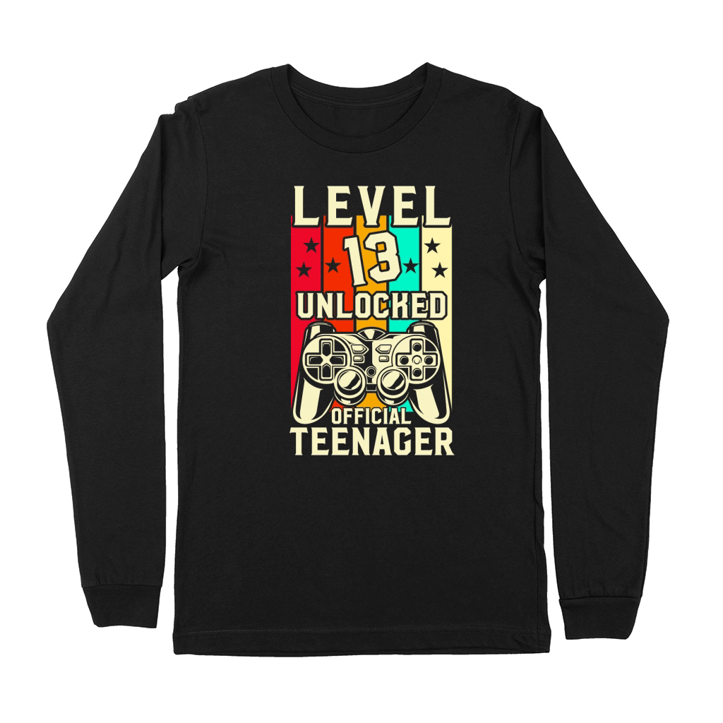 Level 13 Unlocked Official Teenager Premium Long Sleeve