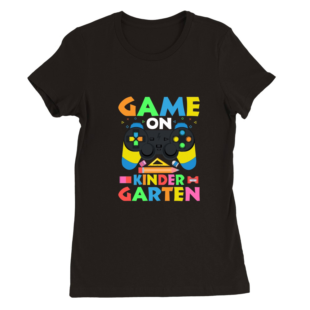 Game On Kindergarten Premium Womens Crewneck T-shirt