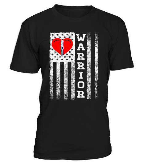 Open Heart Surgery Warrior Heart Patients Survivor T-Shirt Unisex