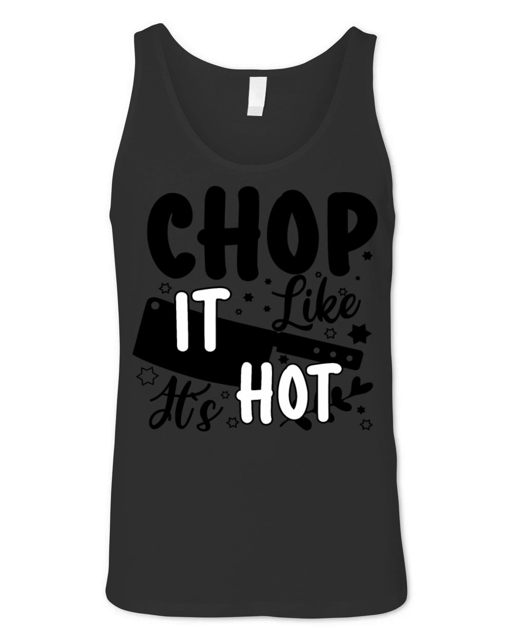 Chop it like it is hot Unisex Jersey Tank