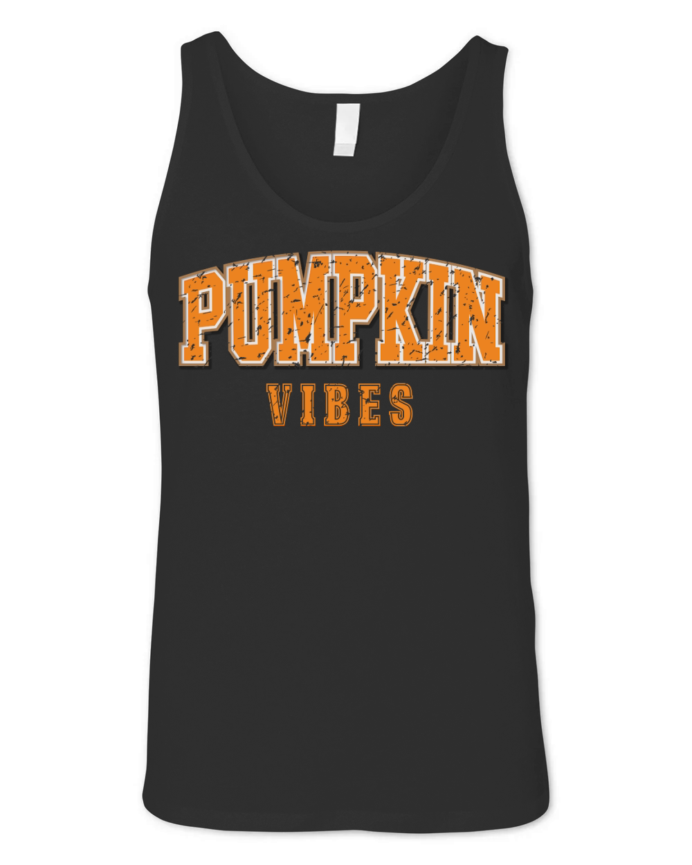 Pumpkin Vibes Retro Unisex Jersey Tank