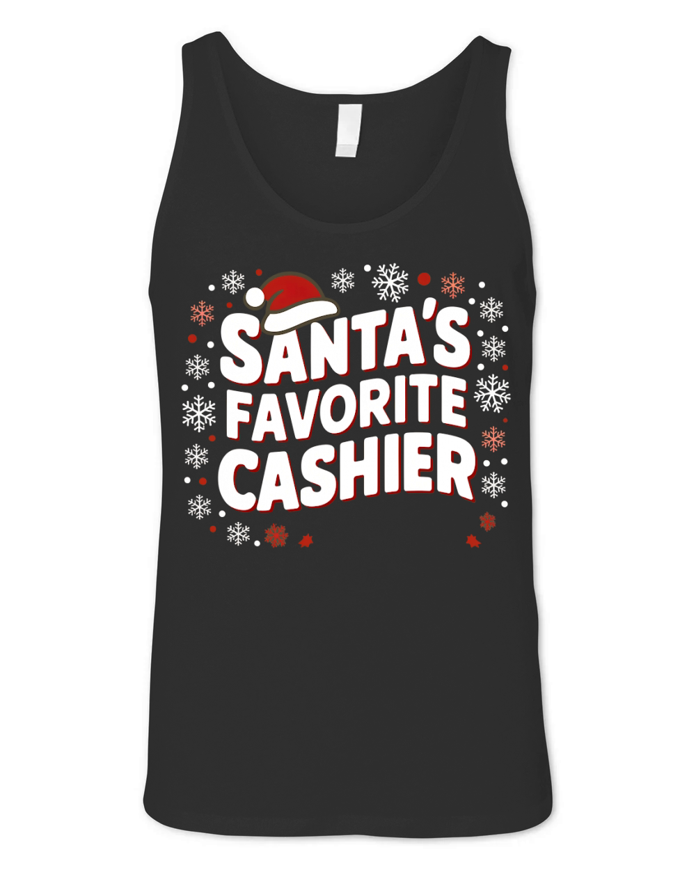 Santas favorite cashier Unisex Jersey Tank