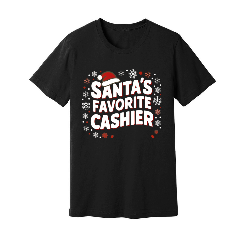 Santas favorite cashier Unisex Jersey Tee