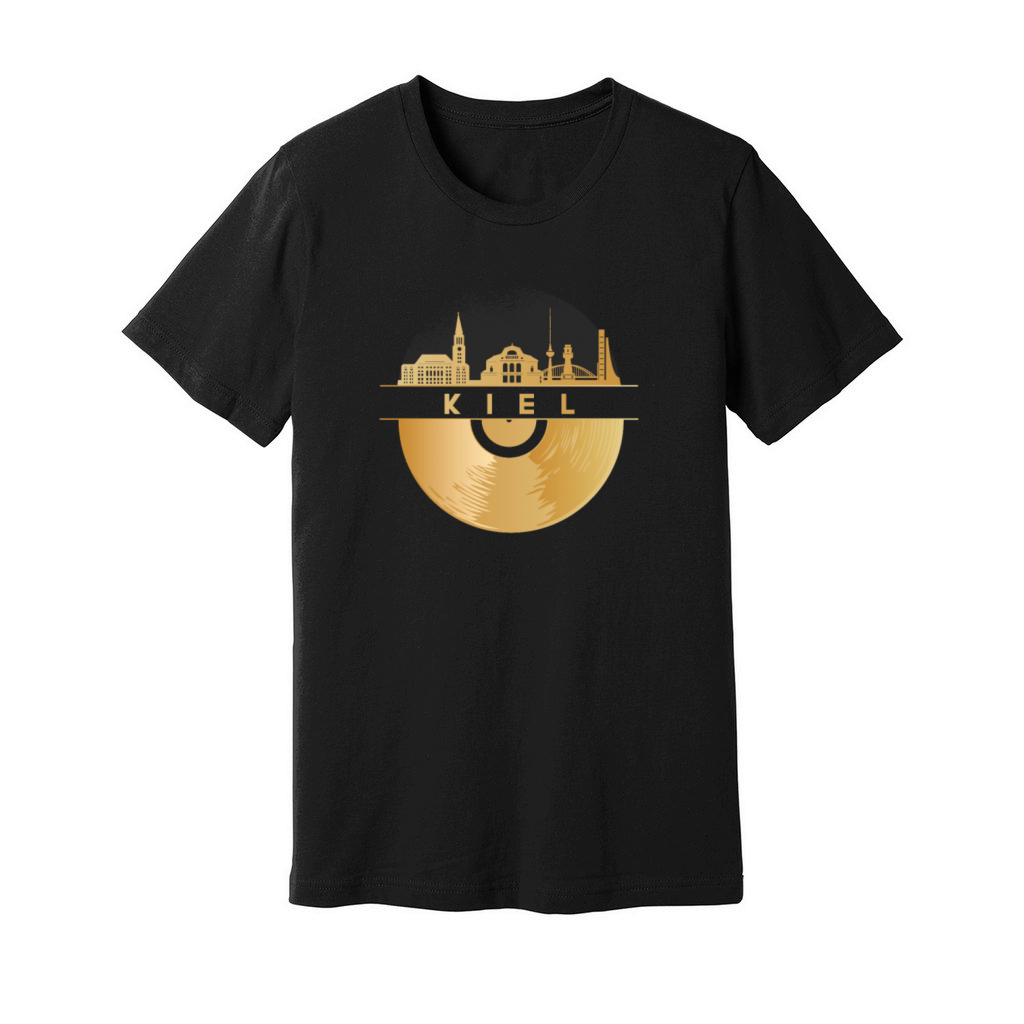 Vinyl-Record-Player Disco-Music Unisex Jersey Tee