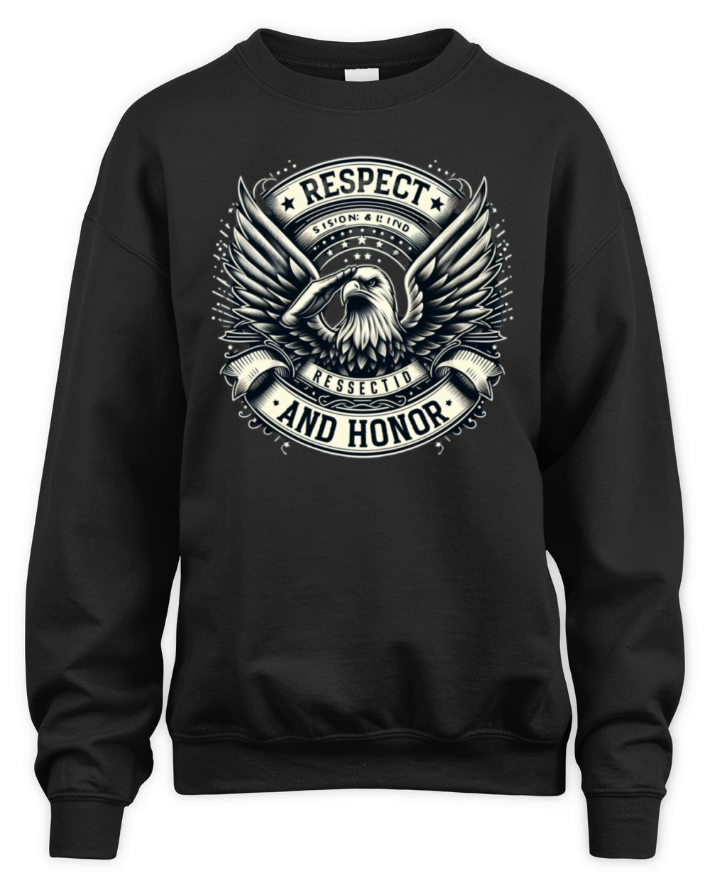 RESPECT AND HONOR Unisex Premium Crewneck Sweatshirt
