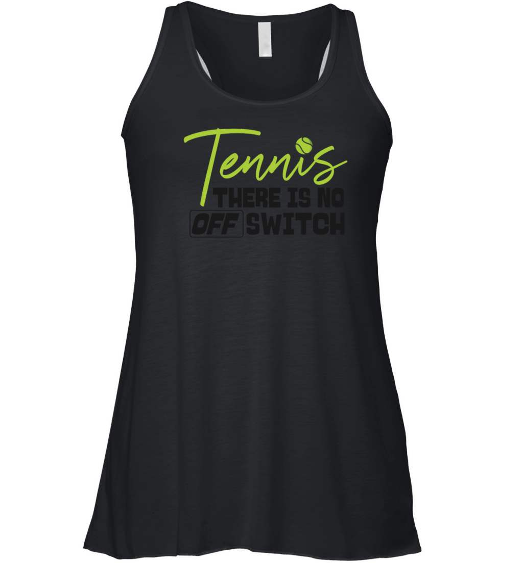 Funny Tennis Player Racket Tennis Women's Flowy Tank Top