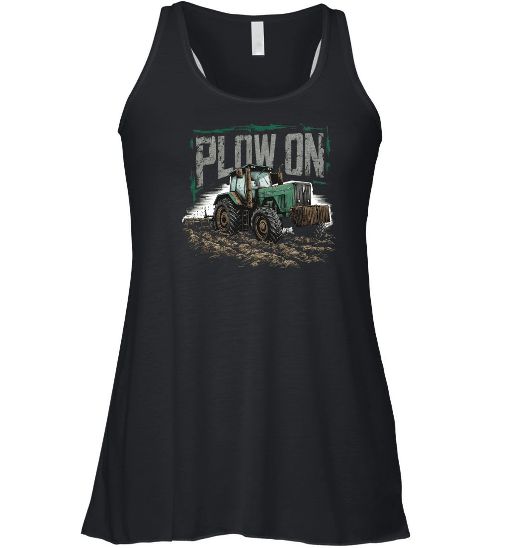 Plow On Women's Flowy Tank Top
