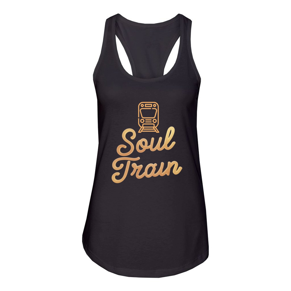 soul train Women's Racerback Tank