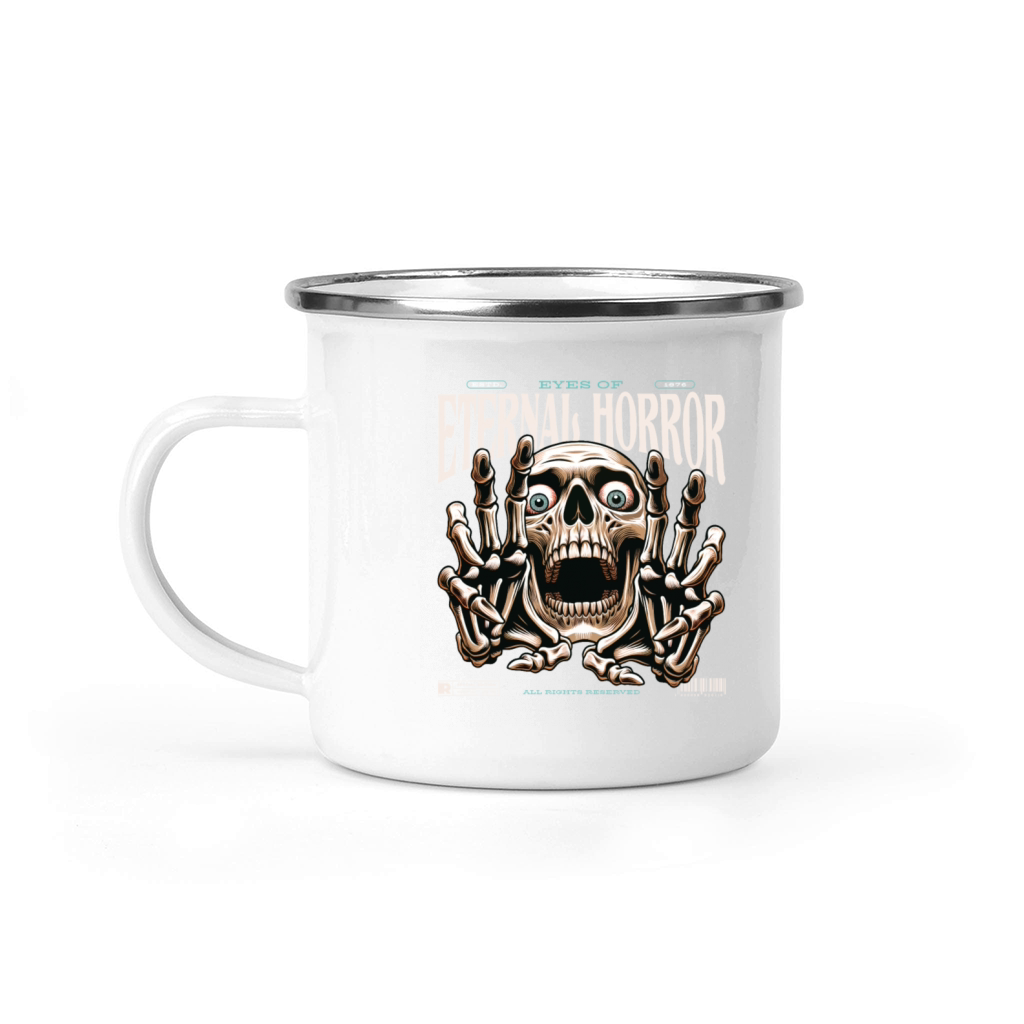 Eternal Horror Skull Camping Mug