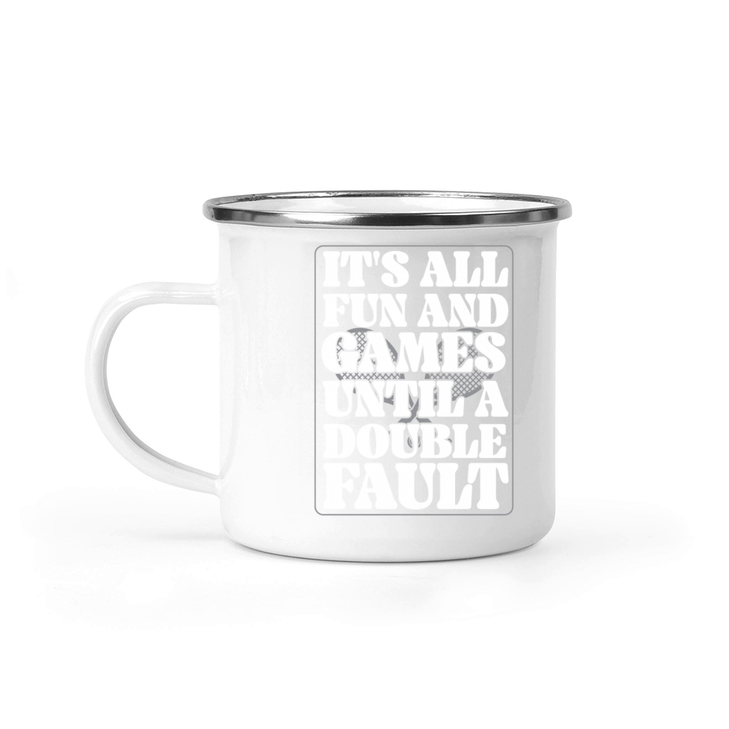 Funny Tennis Player Racket I Dont Camping Mug