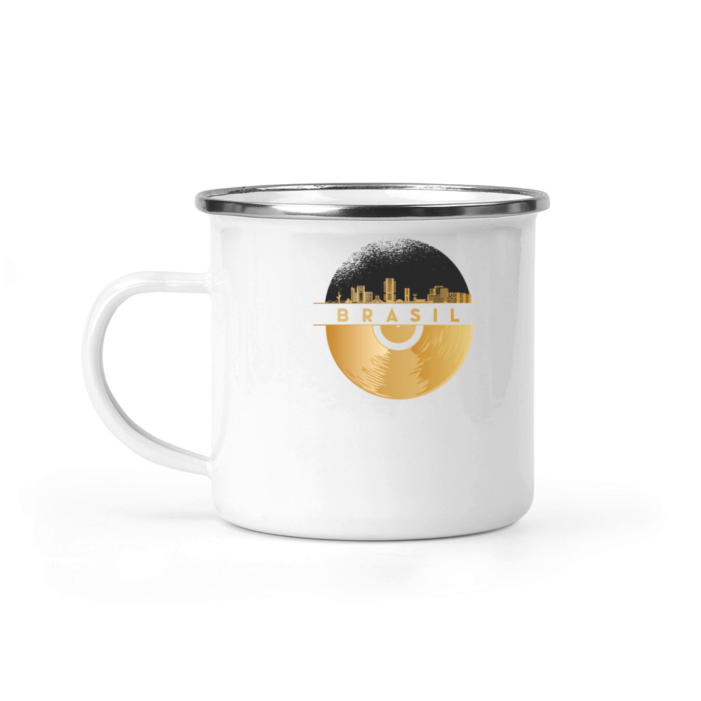 Vinyl-Record-Player Disco-Music Camping Mug