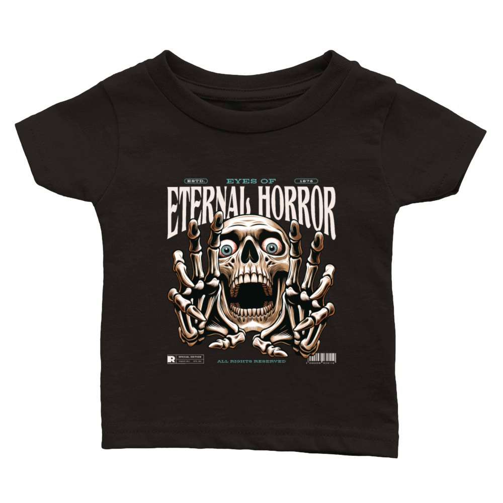 Eternal Horror Skull Classic Baby Crewneck T-shirt