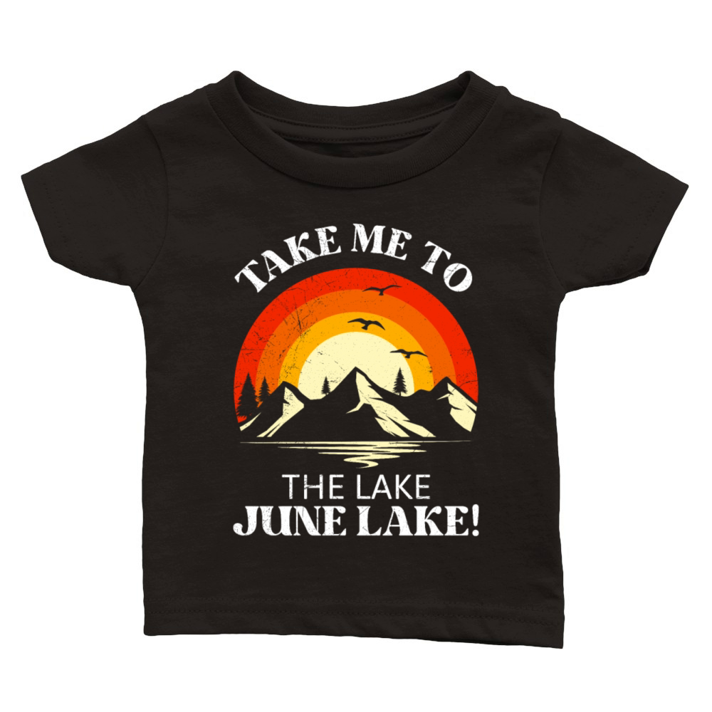 JUNE LAKE CALIFORNIA Fan Vintage Nevada June Classic Baby Crewneck T-shirt