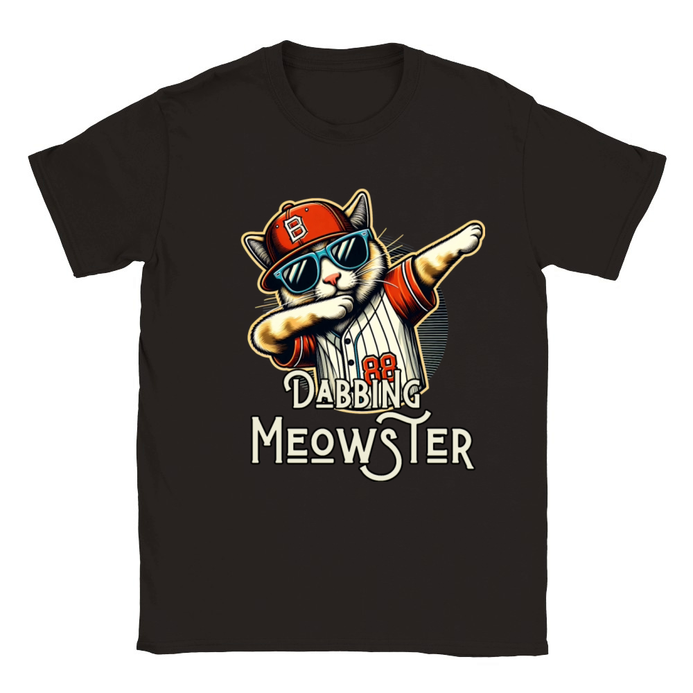 Dabbing Meowster Classic Kids Crewneck T-shirt