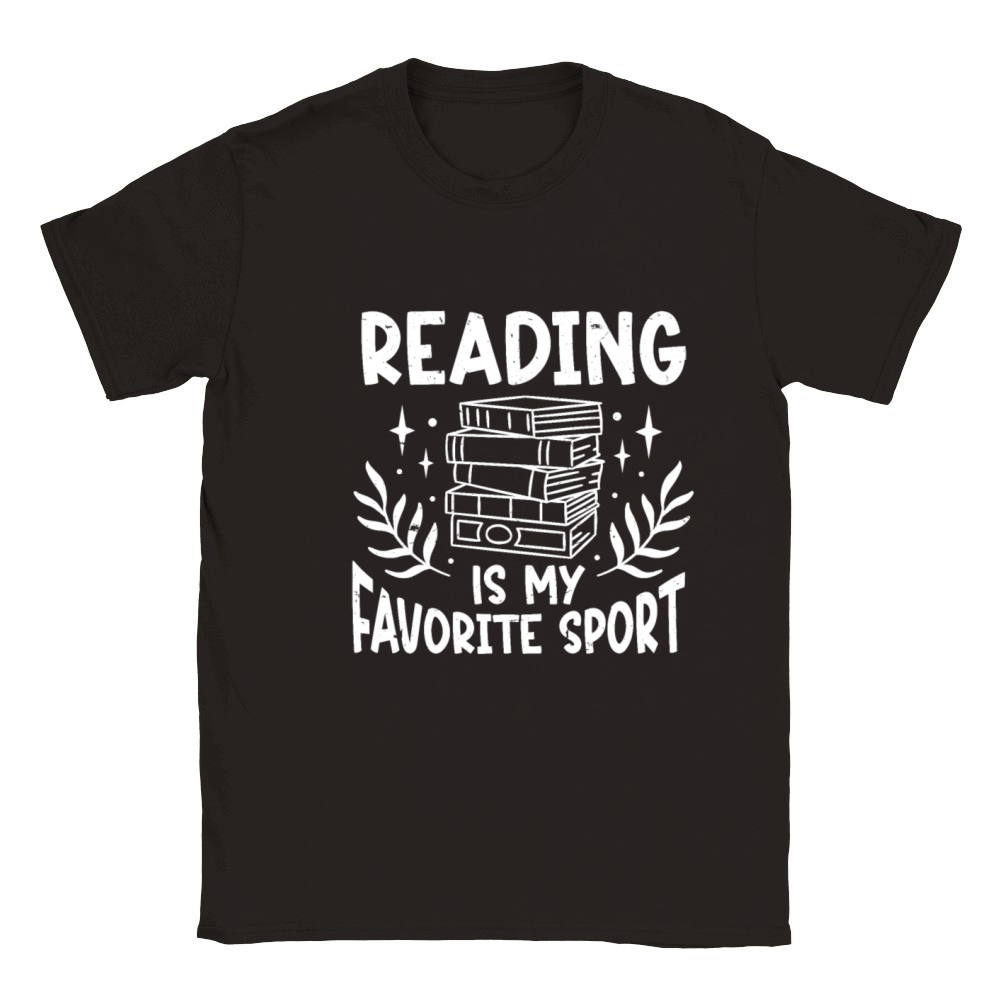 Reading Is My Favorite Sport Bookworm Classic Kids Crewneck T-shirt