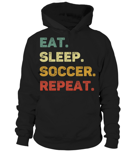 Soccer Player Life Funny Retro Hoodie Unisex