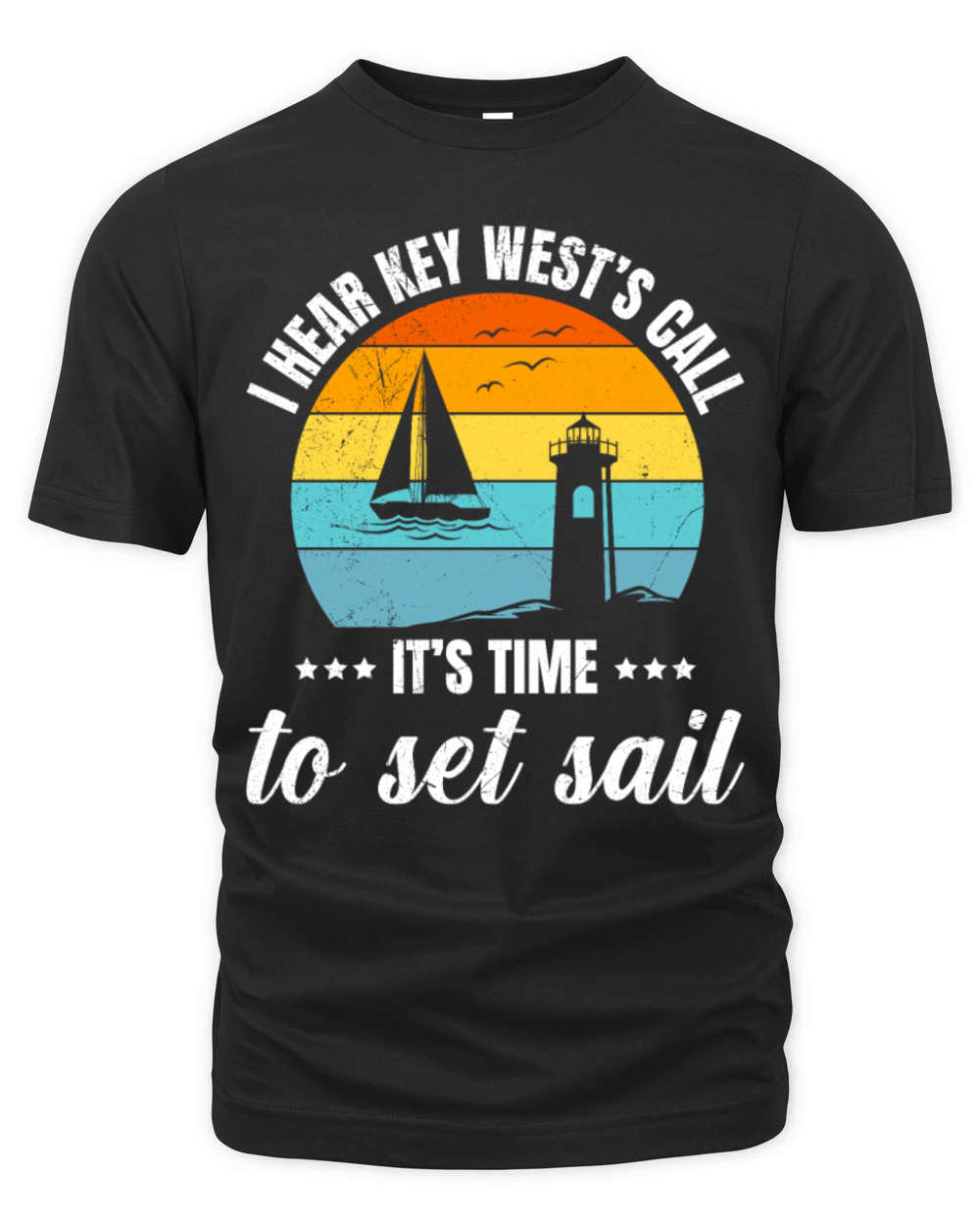 Florida I HEAR KEY WESTS CALL TIME TO SET SAIL Organic Unisex T-shirt