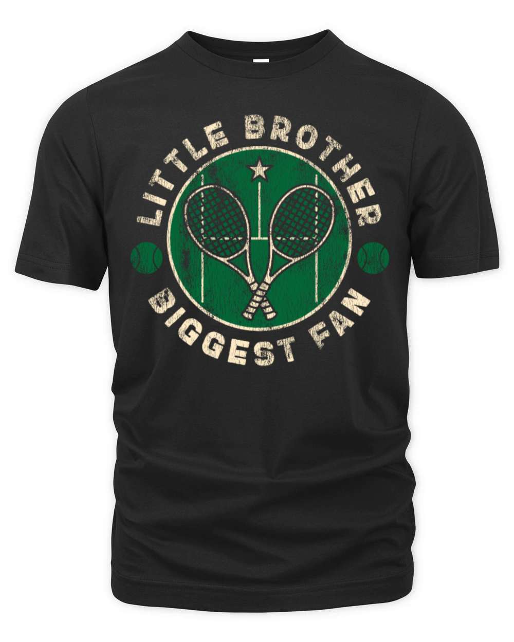 Funny Tennis Player Racket Brother Organic Unisex T-shirt