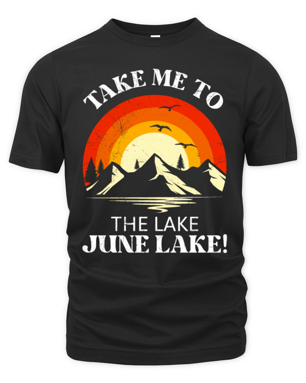 JUNE LAKE CALIFORNIA Fan Vintage Nevada June Organic Unisex T-shirt