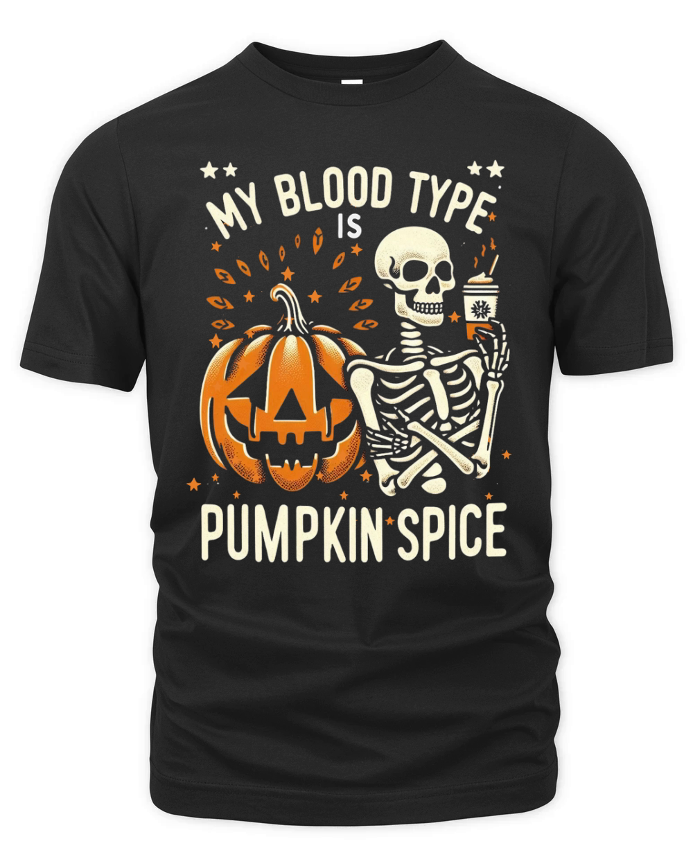 My Blood Type is Pumpkin Spice 03 Organic Unisex T-shirt