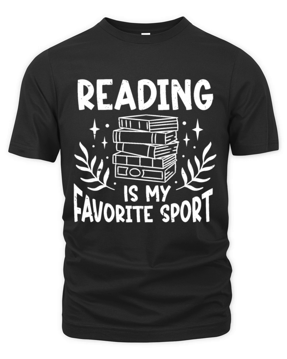 Reading Is My Favorite Sport Bookworm Organic Unisex T-shirt