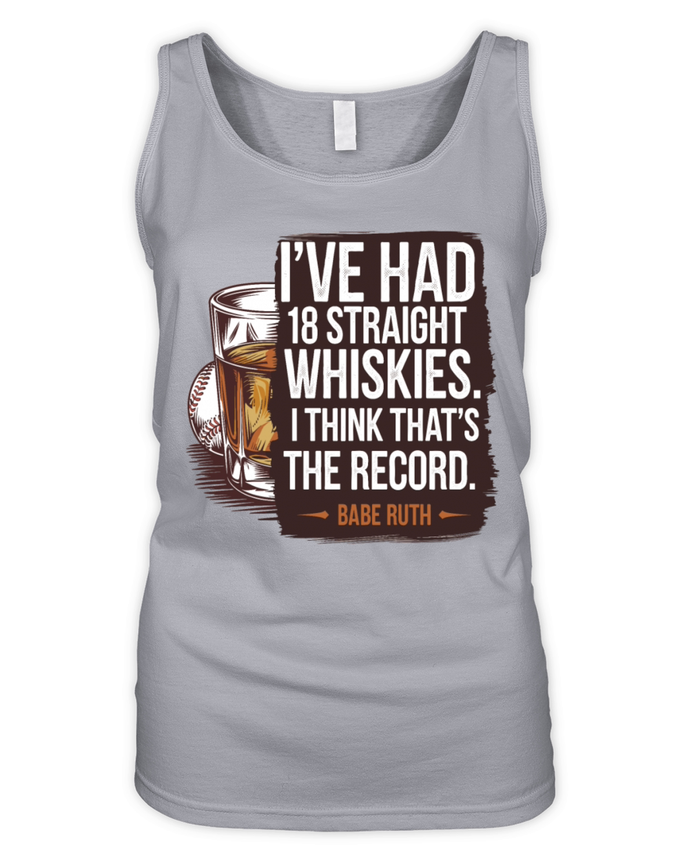 Baseball Babe Ruth Saying Sports Quote Organic Women's Tank Top