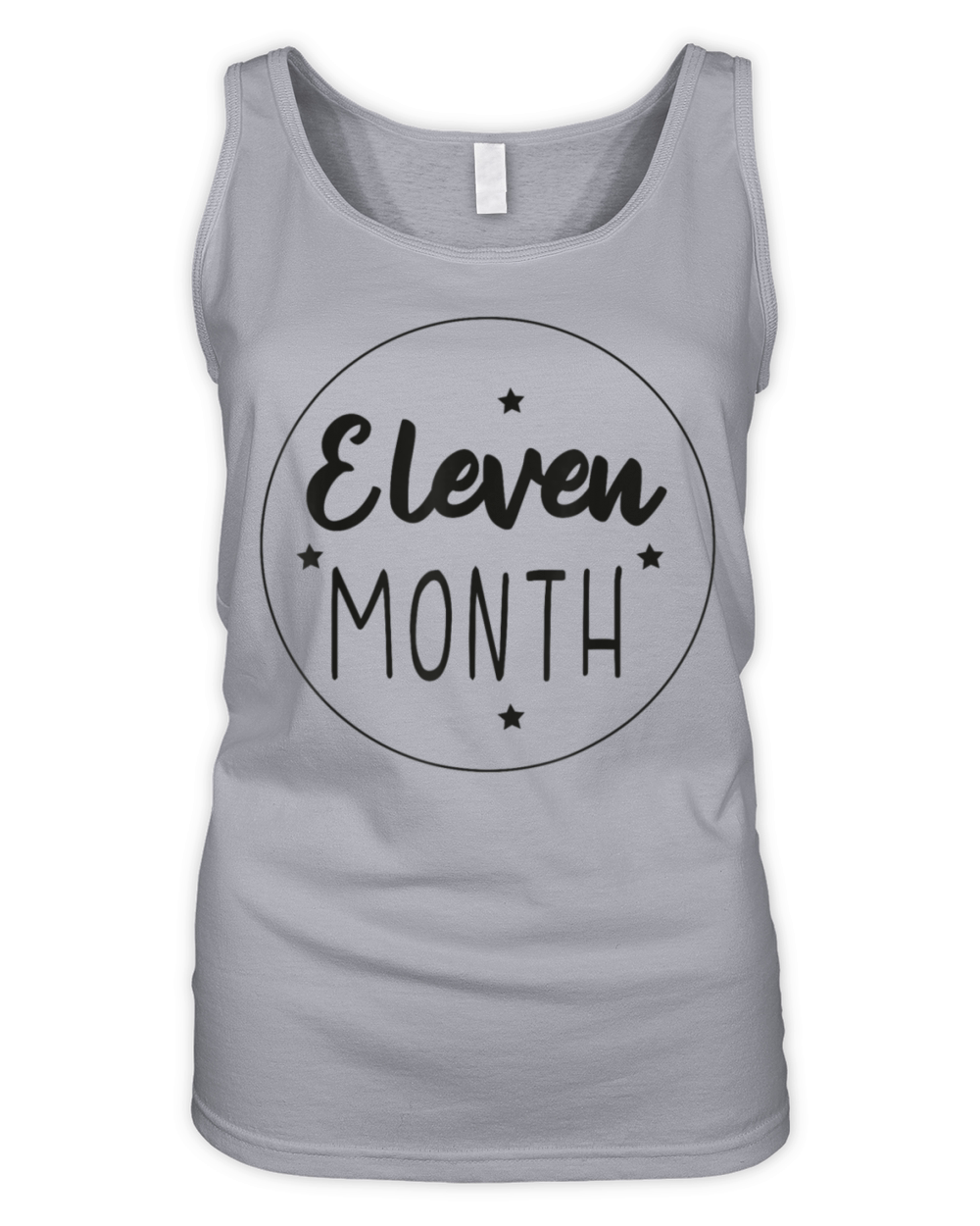 Eleven Month Born Gender Reveal Party Baby Shower Organic Women's Tank Top