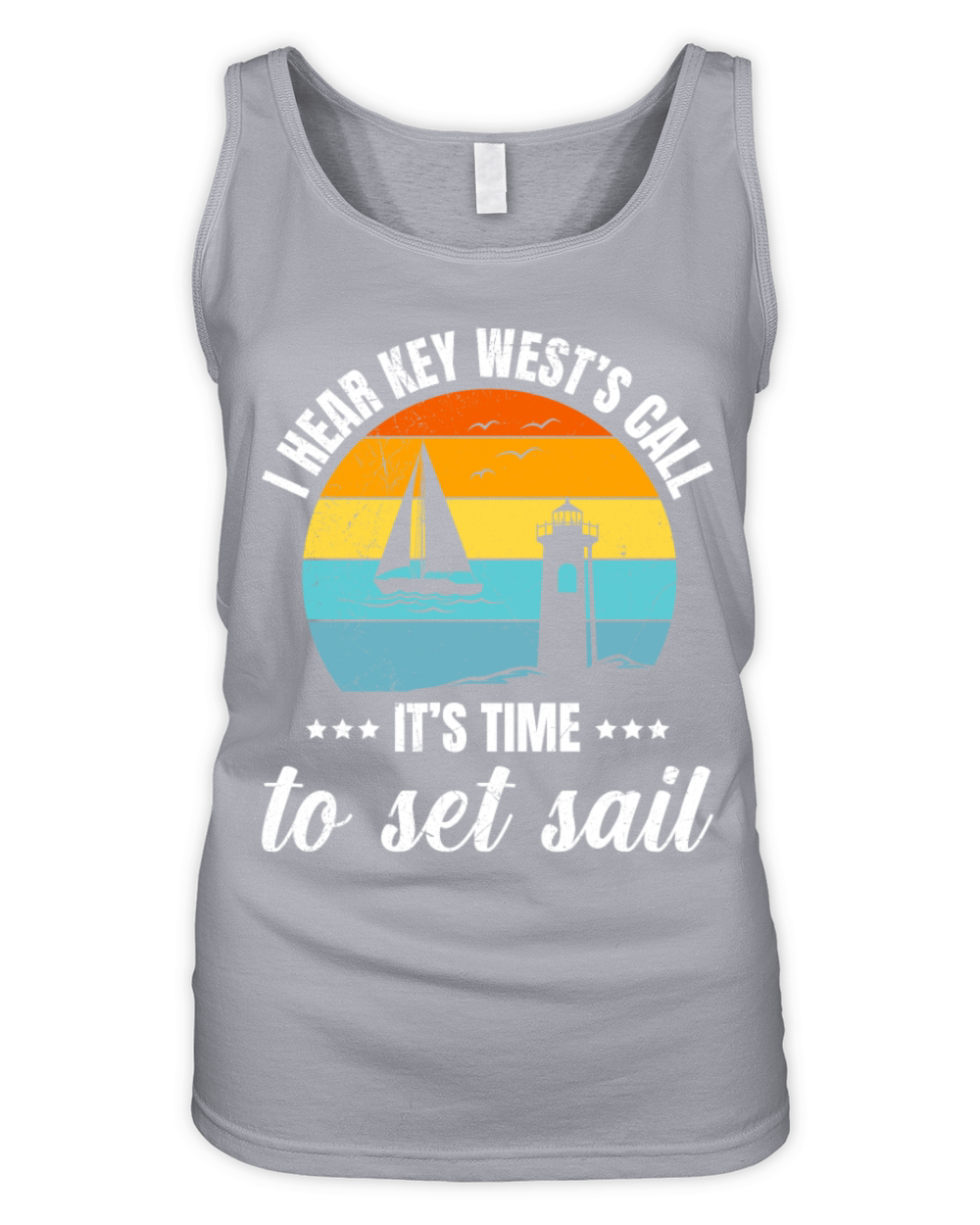 Florida I HEAR KEY WESTS CALL TIME TO SET SAIL Organic Women's Tank Top