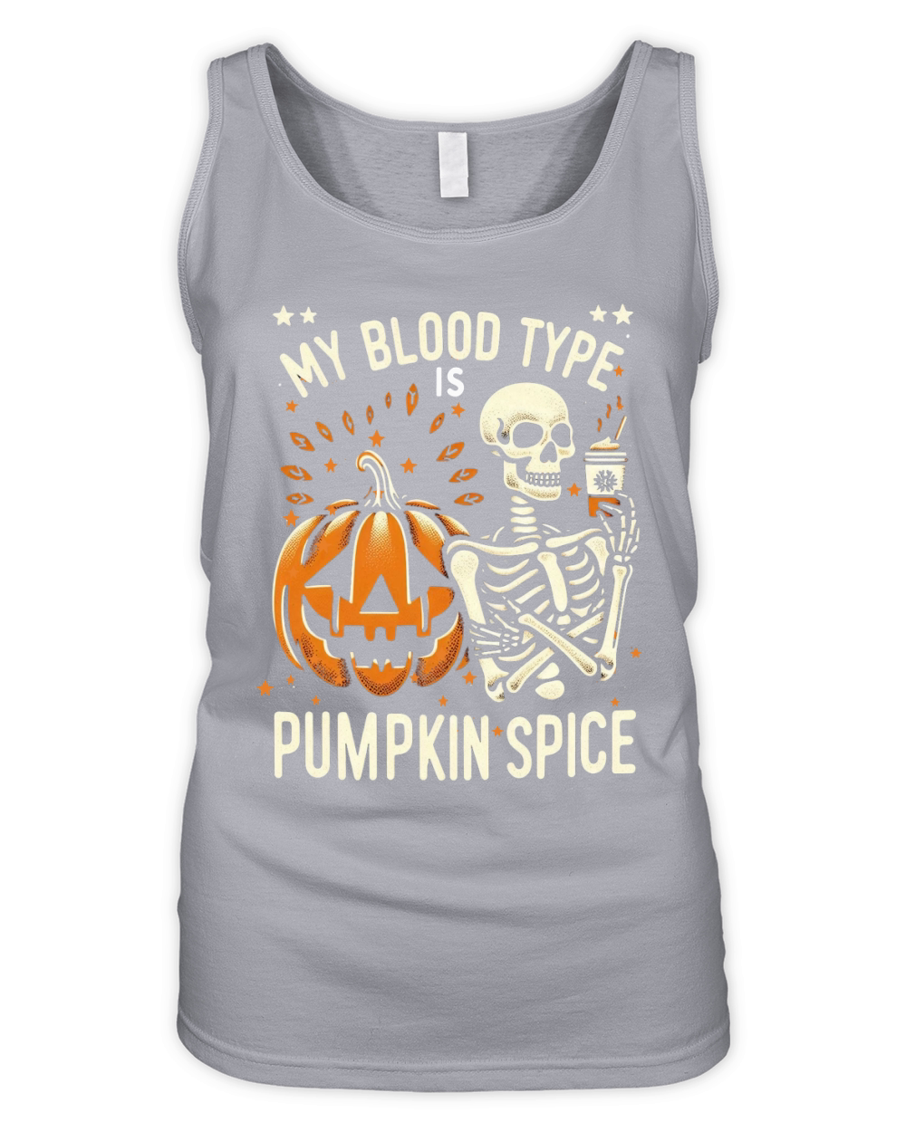 My Blood Type is Pumpkin Spice 03 Organic Women's Tank Top