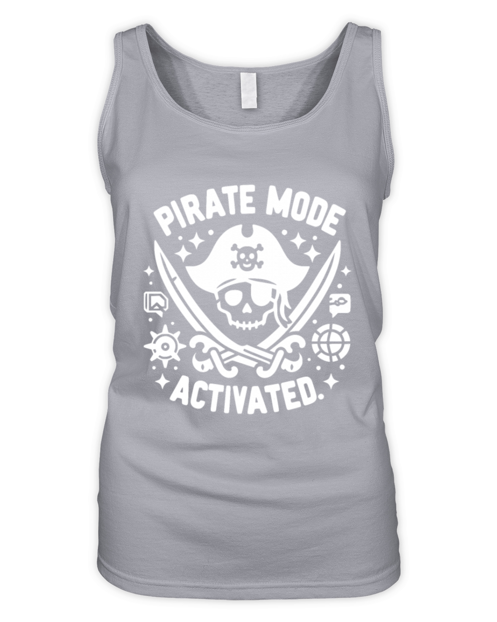 Pirate Mode Activated Organic Women's Tank Top