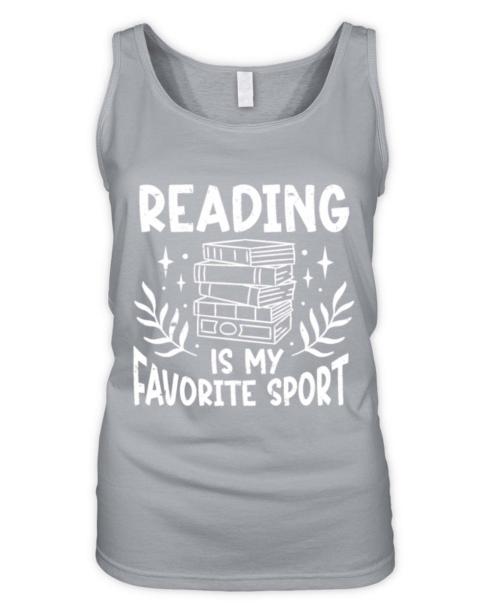 Reading Is My Favorite Sport Bookworm Organic Women's Tank Top