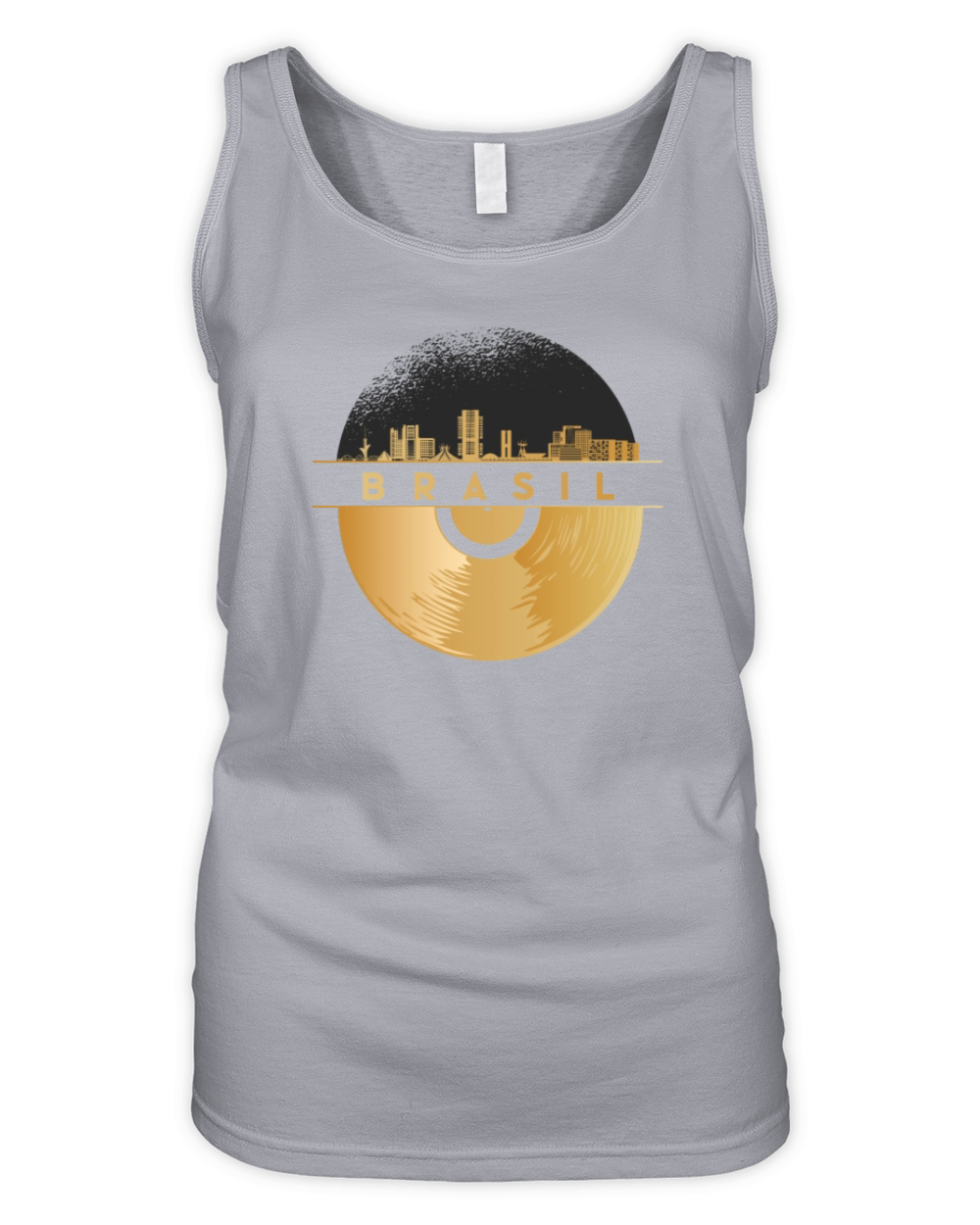 Vinyl-Record-Player Disco-Music Organic Women's Tank Top