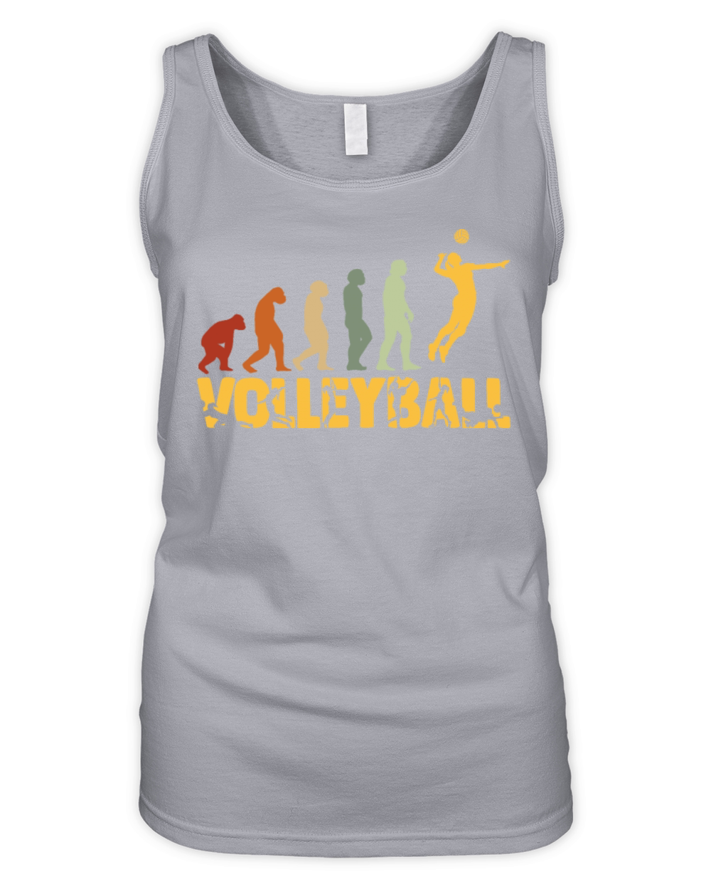 Volleyball Evolution volleyballs balls Vintage Organic Women's Tank Top
