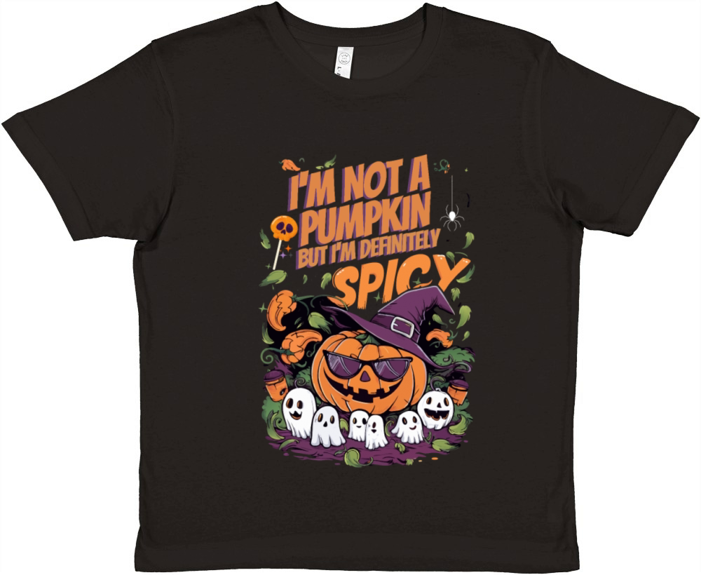 Halloween Pumpkin spicy Premium Kids Crewneck T-shirt