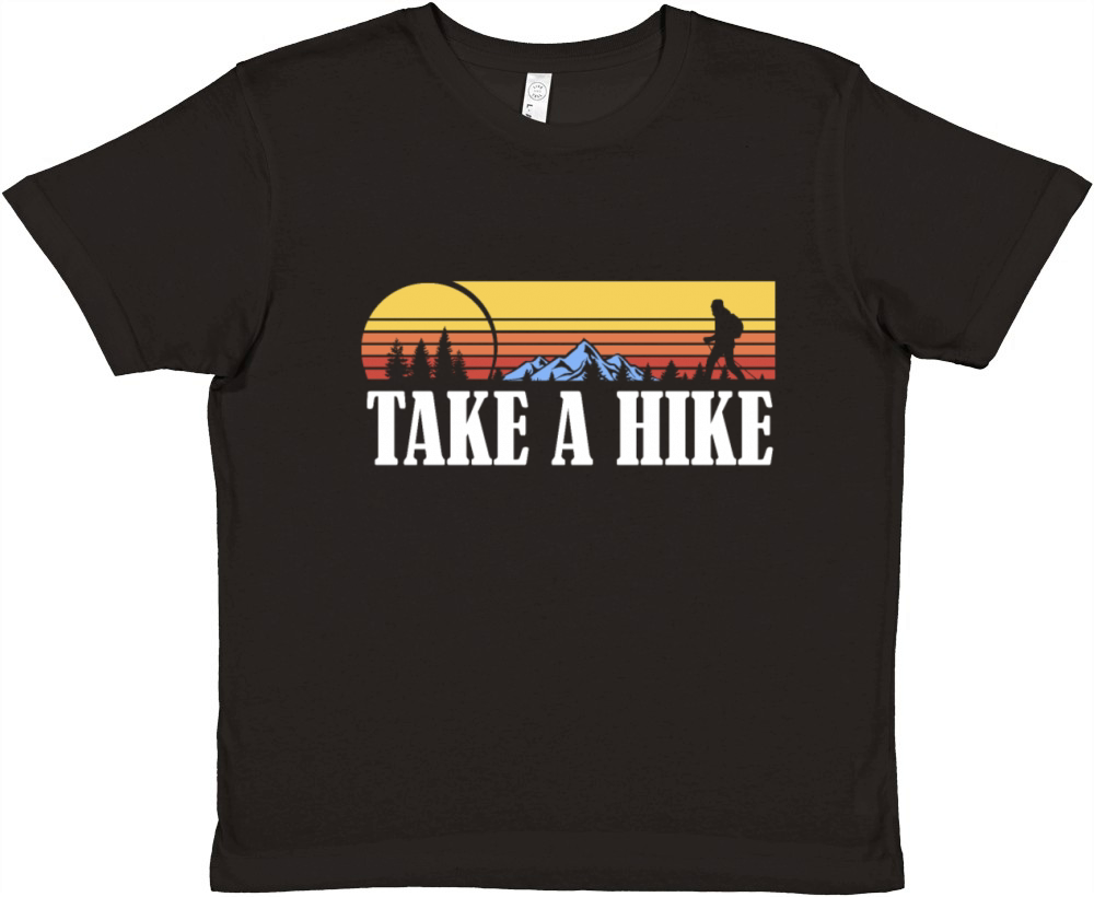 Take A Hike Vintage Premium Kids Crewneck T-shirt