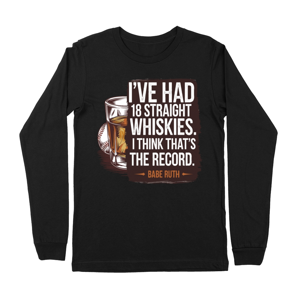 Baseball Babe Ruth Saying Sports Quote Premium Long Sleeve