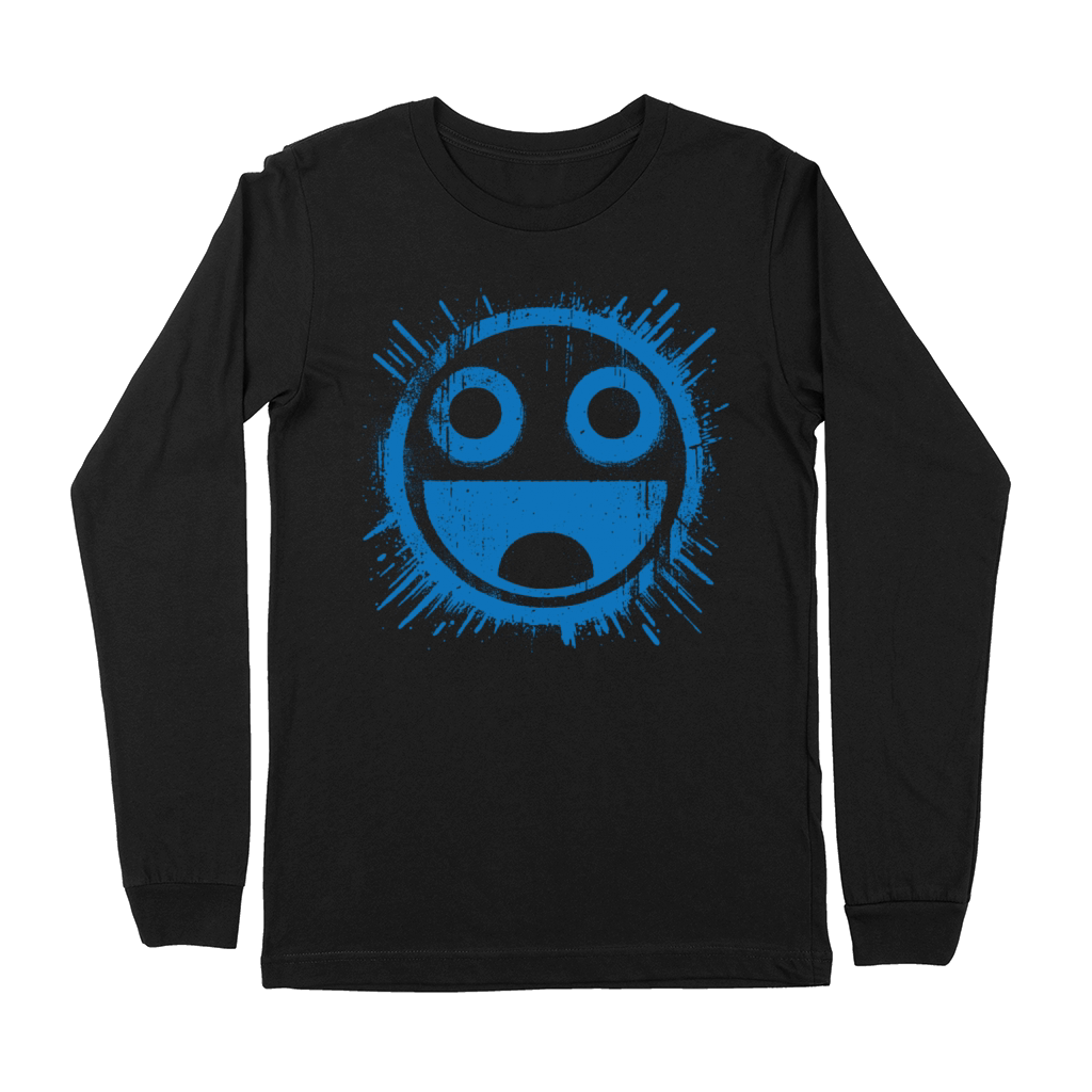 Blue Joyful Face Premium Long Sleeve