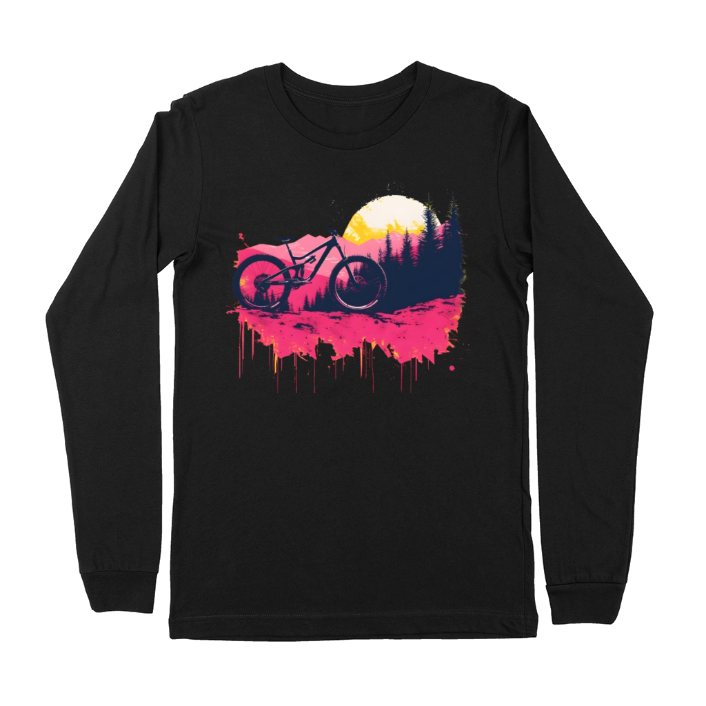 Vintage Mountain Biking Premium Long Sleeve