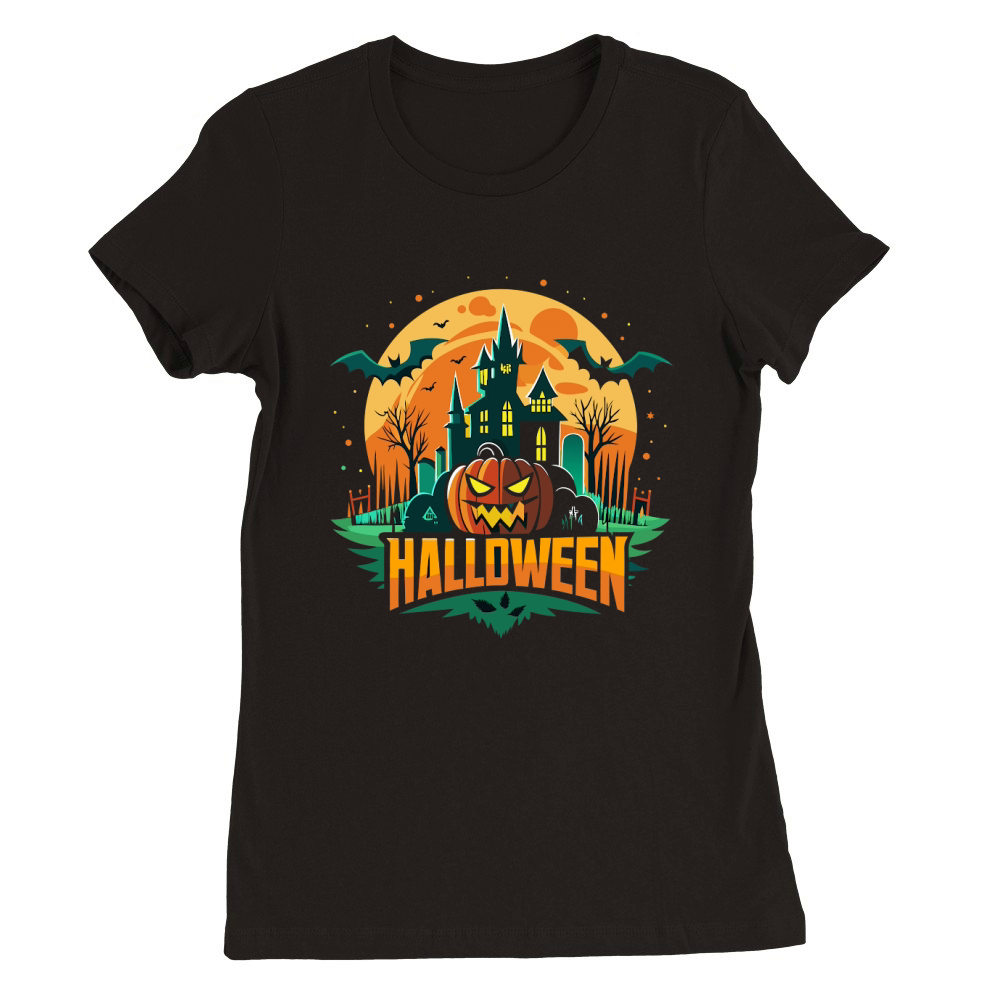 Unique Halloween 04 Premium Womens Crewneck T-shirt