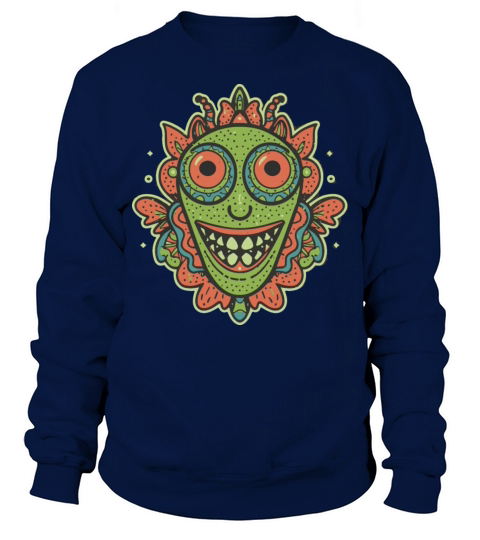 watermelon alien vintage Sweatshirt Unisex