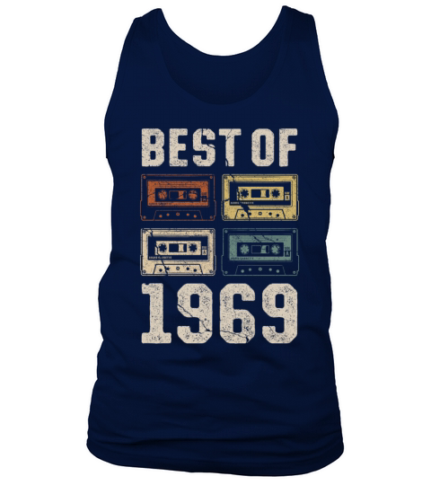 Best Of 1969 Birthday Cassette Tape Tank Top Unisex