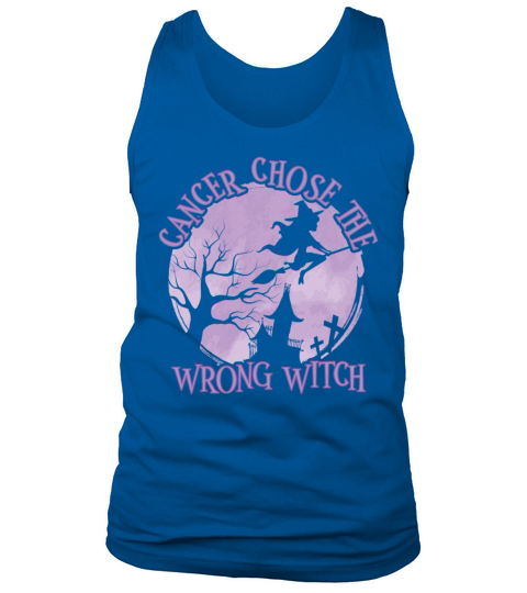 Cancer Witch Lavender Cancer Awareness Tank Top Unisex