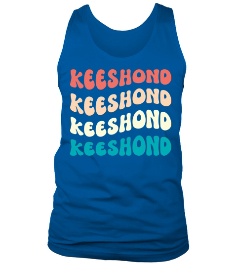 Retro Keeshond dog Tank Top Unisex